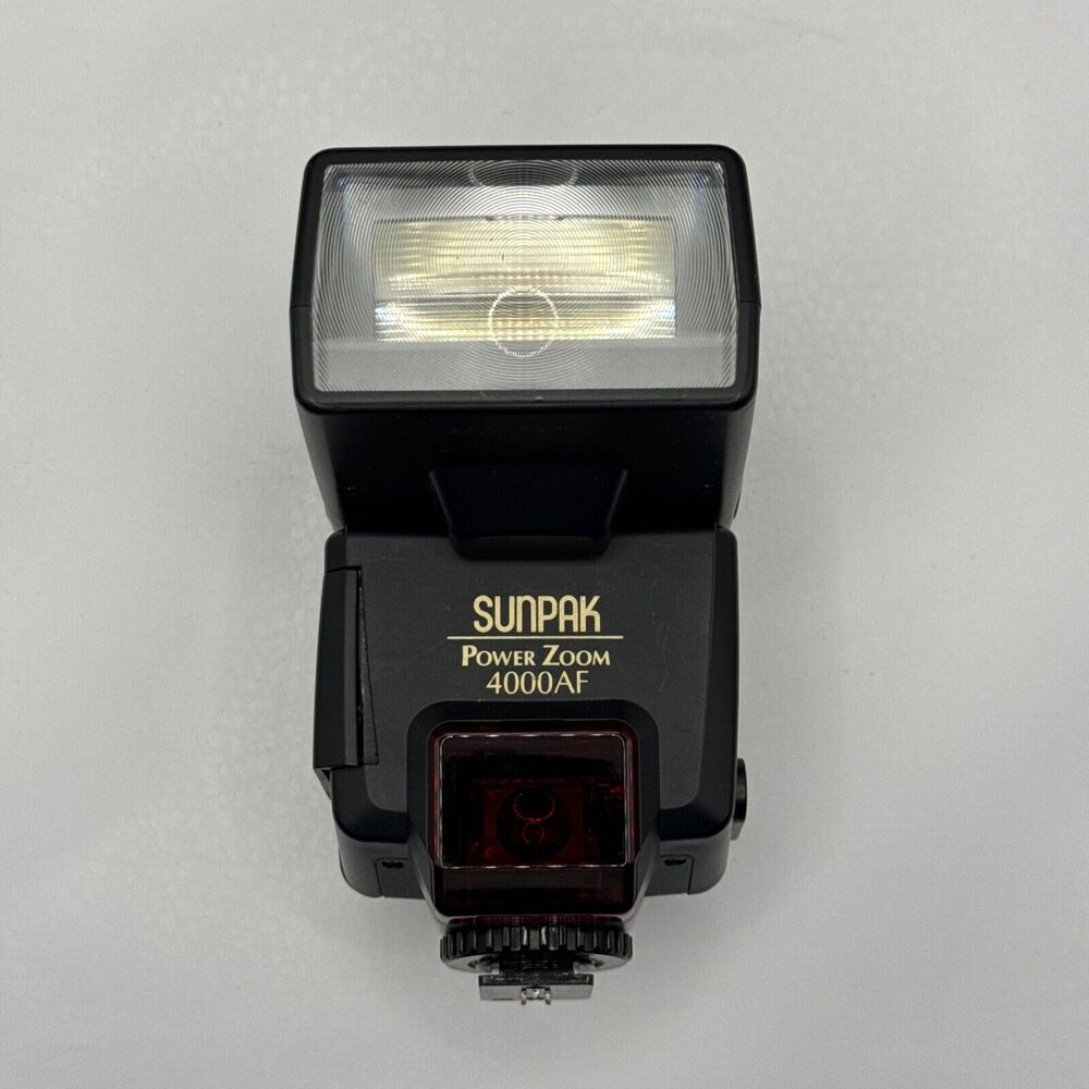 🔥SUNPAK Power Zoom PZ 4000AF Flash 4000-AF Electronic Flash Unit🔥